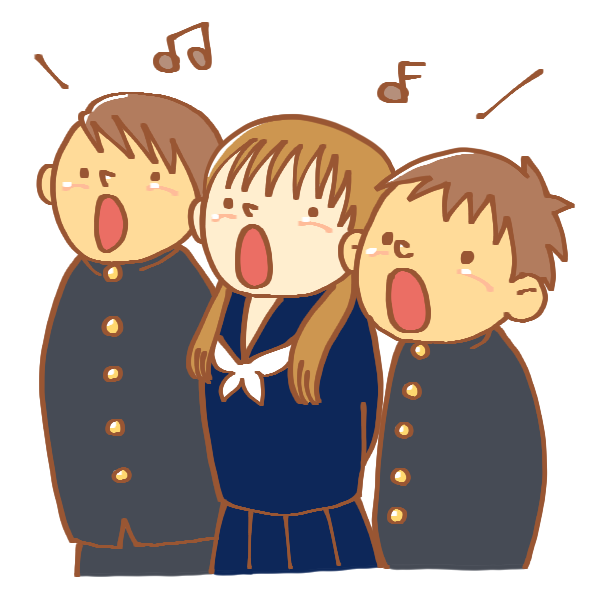 高校生と中３でオンライン発声練習やってみた みんなも一緒に練習してね 大津少年少女合唱団公式ホームページ